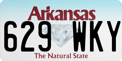 AR license plate 629WKY
