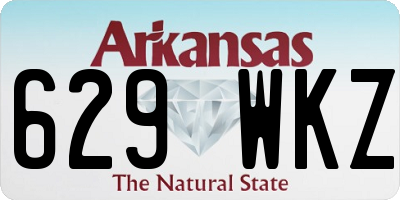 AR license plate 629WKZ