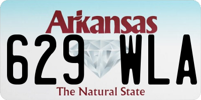 AR license plate 629WLA