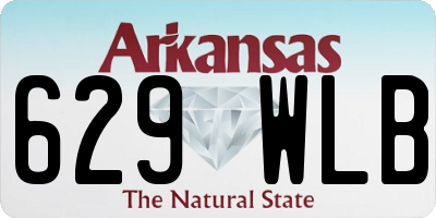 AR license plate 629WLB