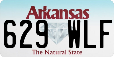 AR license plate 629WLF