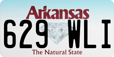 AR license plate 629WLI