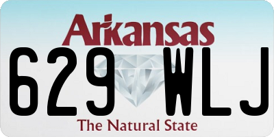 AR license plate 629WLJ