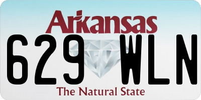AR license plate 629WLN