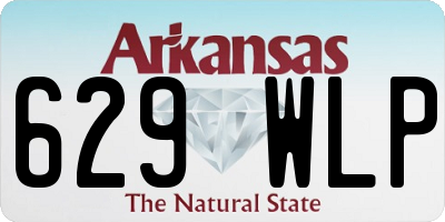 AR license plate 629WLP