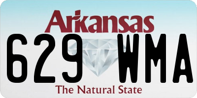 AR license plate 629WMA