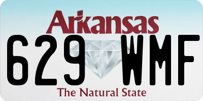 AR license plate 629WMF