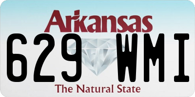 AR license plate 629WMI
