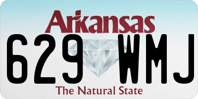 AR license plate 629WMJ