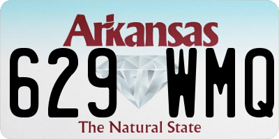 AR license plate 629WMQ