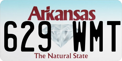 AR license plate 629WMT