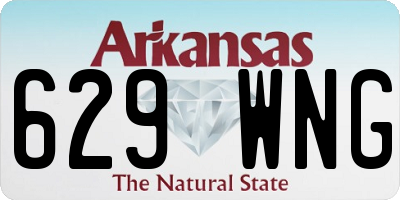 AR license plate 629WNG