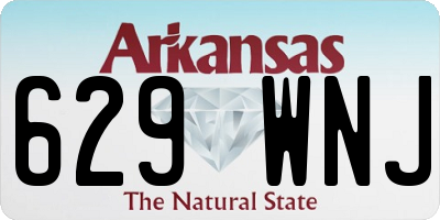 AR license plate 629WNJ