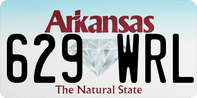 AR license plate 629WRL