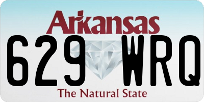 AR license plate 629WRQ