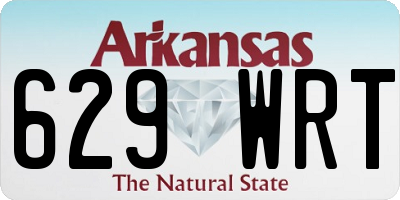 AR license plate 629WRT