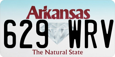 AR license plate 629WRV