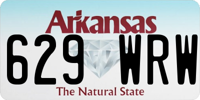 AR license plate 629WRW