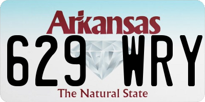 AR license plate 629WRY