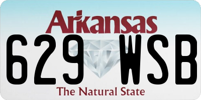 AR license plate 629WSB