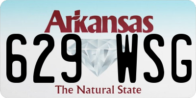 AR license plate 629WSG