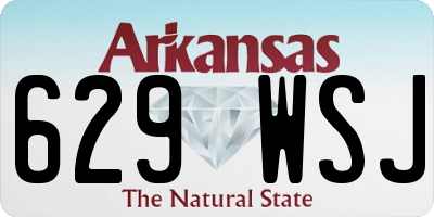 AR license plate 629WSJ