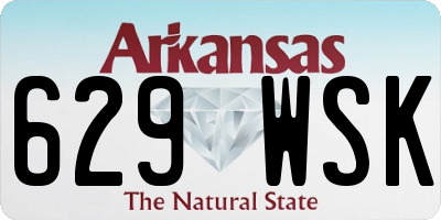 AR license plate 629WSK