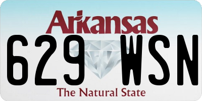 AR license plate 629WSN
