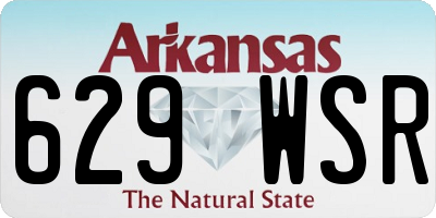 AR license plate 629WSR