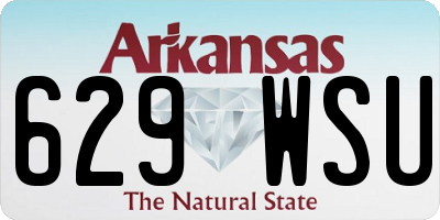 AR license plate 629WSU