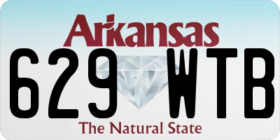 AR license plate 629WTB