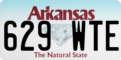 AR license plate 629WTE