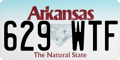 AR license plate 629WTF