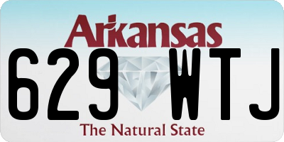 AR license plate 629WTJ