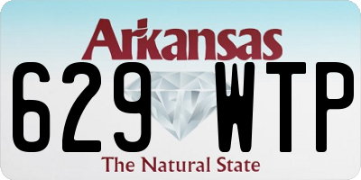 AR license plate 629WTP
