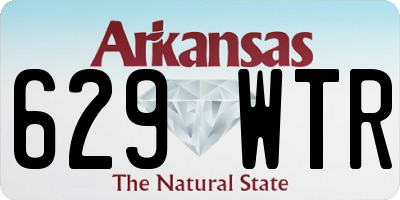 AR license plate 629WTR