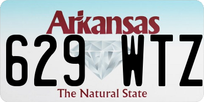 AR license plate 629WTZ