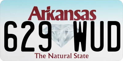 AR license plate 629WUD