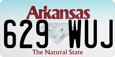 AR license plate 629WUJ