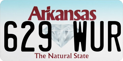 AR license plate 629WUR
