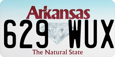 AR license plate 629WUX