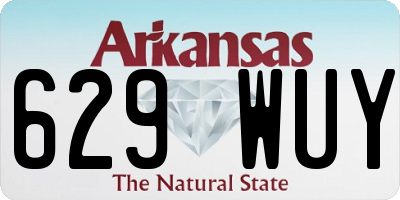 AR license plate 629WUY