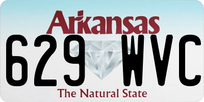 AR license plate 629WVC