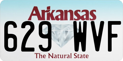 AR license plate 629WVF