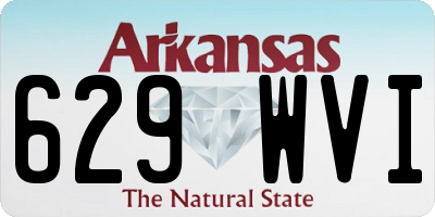 AR license plate 629WVI