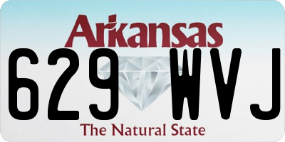 AR license plate 629WVJ
