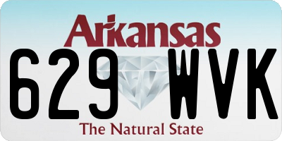 AR license plate 629WVK