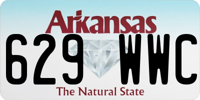 AR license plate 629WWC