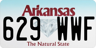 AR license plate 629WWF