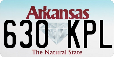 AR license plate 630KPL